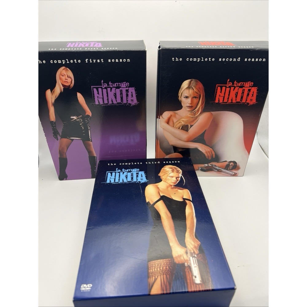 La Femme Nikita Complete Series Seasons 1 , 2 and 3 DVD Box Set , Pre-Owned